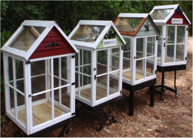 How to Build a Miniature Greenhouse from Old Windows